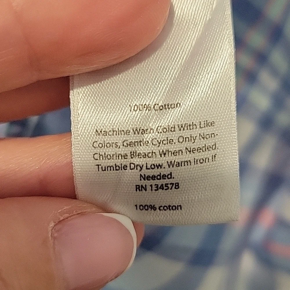 Vineyard Vines Boys Large (16) cotton plaid shirt - Picture 4 of 5